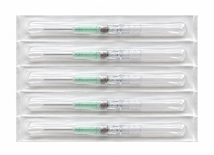 BD shielded IV catheters, 18 GA (green), 5 pack