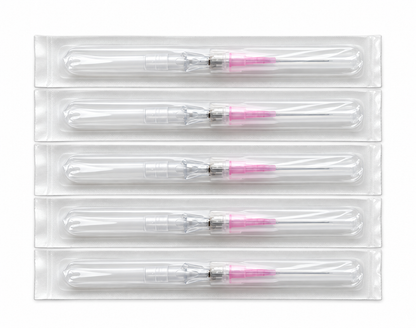 BD shielded IV catheters, 20 GA (pink), 5 pack