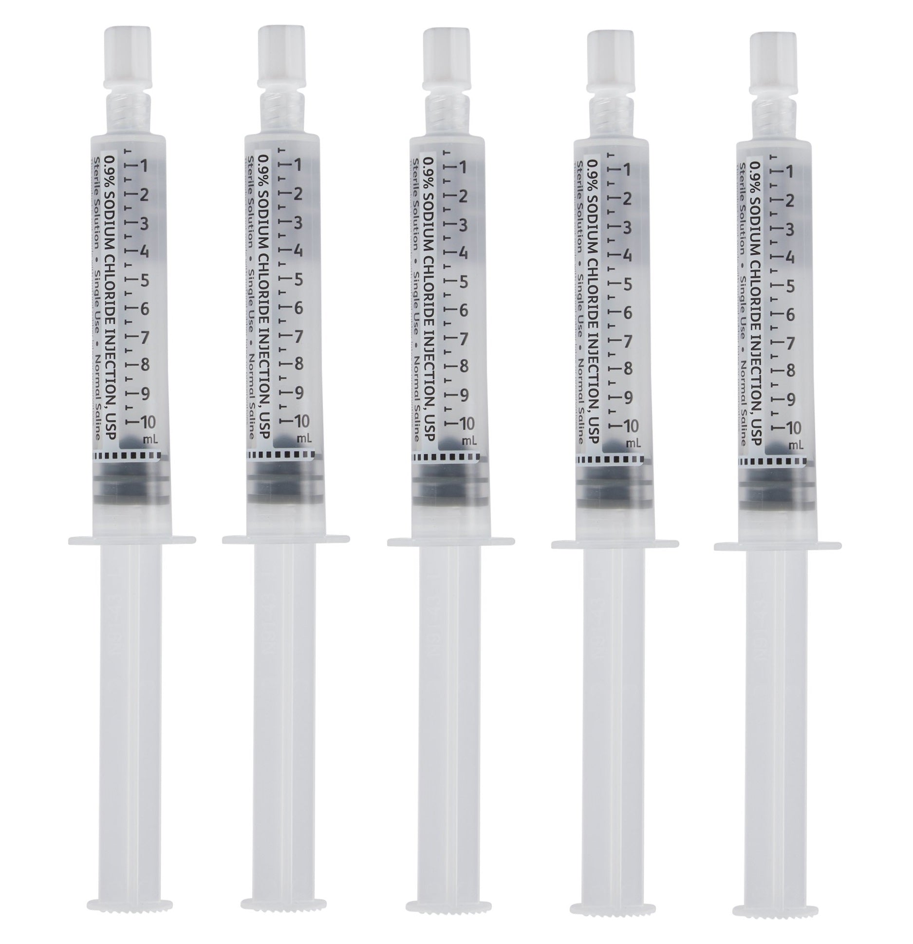 Pre Filled Normal Saline Flush Syringe 10mL 5 Pack IV Supply Clinic Pre filled normal saline flush syringe 10ml 5 pack iv supply clinic