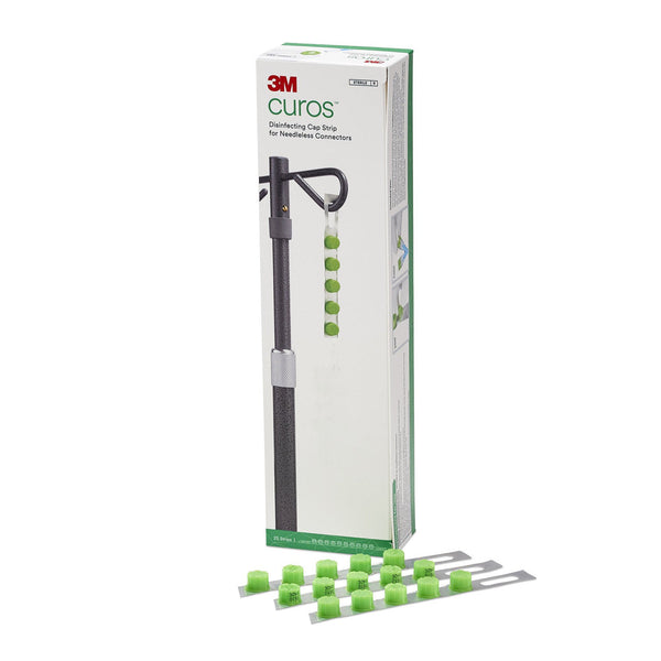 3M Curos disinfecting caps for needleless IV connectors